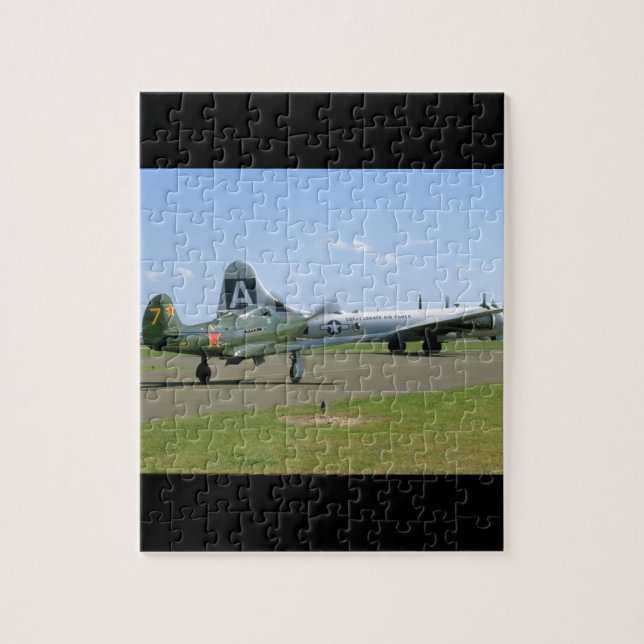 Puzzle P39 Airacobra, B29, en los aviones de Runway_WWII (Vertical)