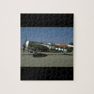 Puzzle P47, aviones izquierdos del _WWII de la visión.