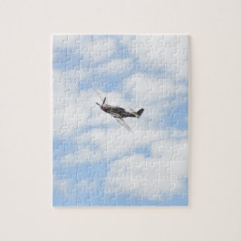Puzzle P51 Mustang en vuelo