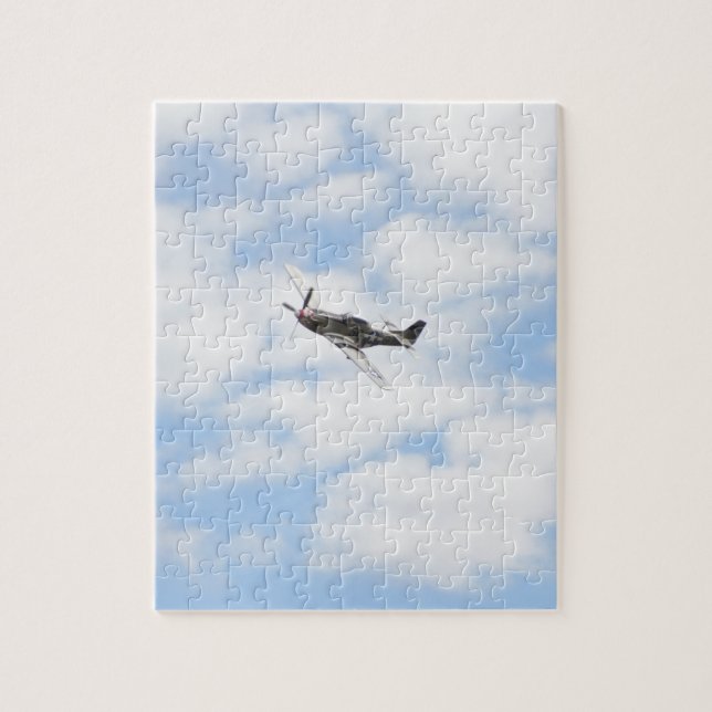 Puzzle P51 Mustang en vuelo (Vertical)