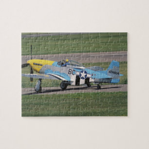 Puzzle P-51 D norteamericano Dazzling Donna en la