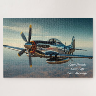 Puzzle P-51 Impresión artística Mustang Leyenda de los ci