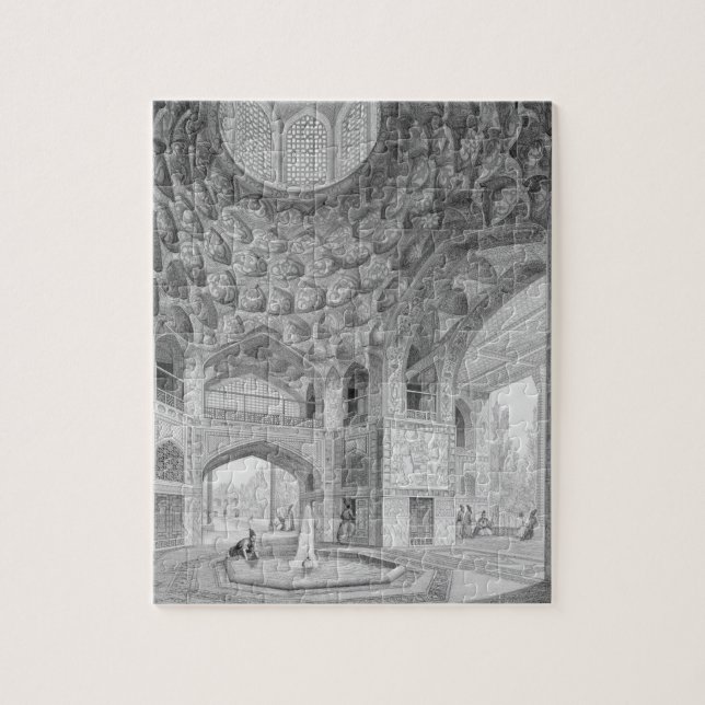 Puzzle Pabellón de los ocho paraísos, en Isfahán, de (Vertical)