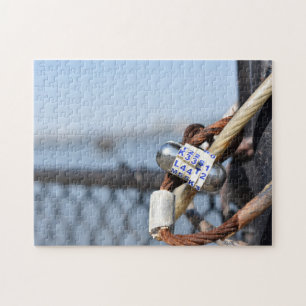 Puzzle Padlocks Riverside Park Hudson River New York