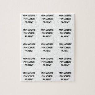 Puzzle padre del pinscher miniatura ninguna imagen
