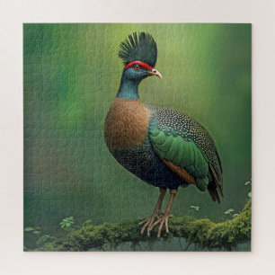 Puzzle Padres erizados en una rama cubierta de mosquitos