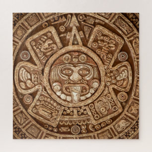 Puzzle Pagan tribal maya: Textura ornamental