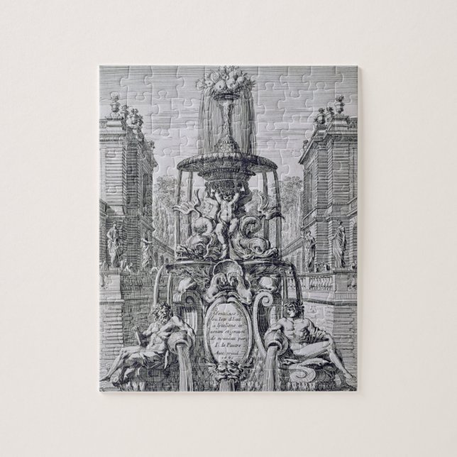 Puzzle Página de título de la 'fuente y Waterjets en el (Vertical)