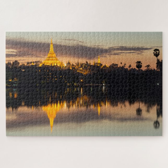 Puzzle Pagoda Shwedagon, Myanmar, Yangon (Horizontal)