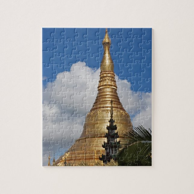 Puzzle Pagoda Shwedagon, Rangún, Myanmar (Vertical)