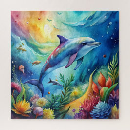 Puzzle Painted Dolphin