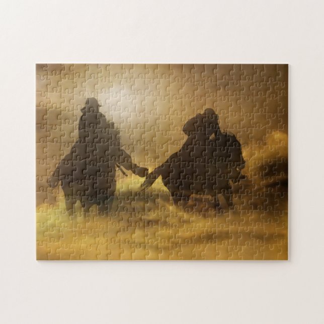 Puzzle País de vaqueros fantasma occidental (Horizontal)