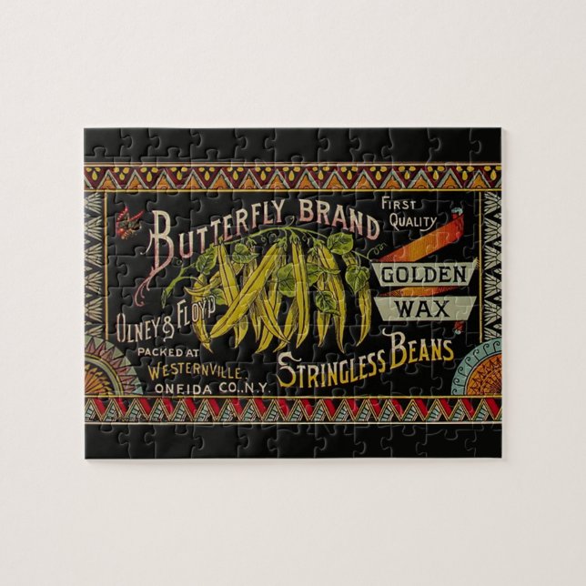 Puzzle País de verduras de etiqueta de anillo (Horizontal)