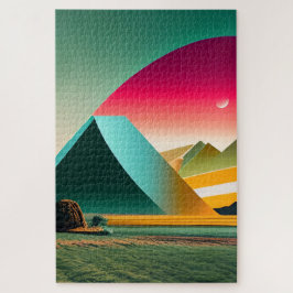Puzzle Paisaje abstracto moderno