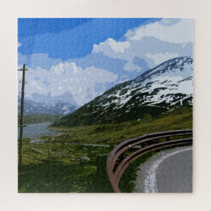 Puzzle Paisaje alpino