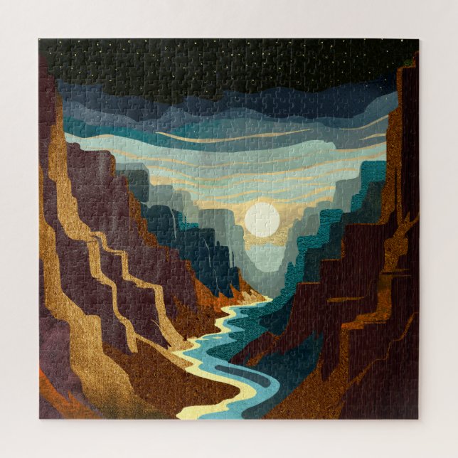 Puzzle Paisaje Canyon Sunset (Vertical)