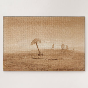 Puzzle Paisaje con tumbas: una obra maestra de Friedrich