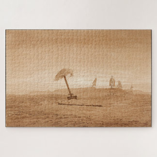 Puzzle Paisaje con tumbas: una obra maestra de Friedrich