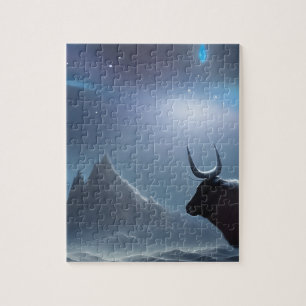 Puzzle Paisaje de buey