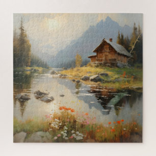 Puzzle Paisaje de Casa Río