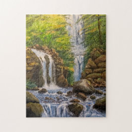 Puzzle Paisaje De Cascada