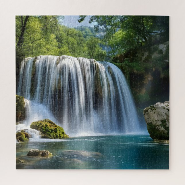 Puzzle Paisaje de Cascada (Vertical)
