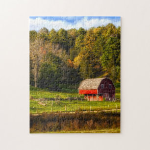 Puzzle Paisaje de Connecticut.