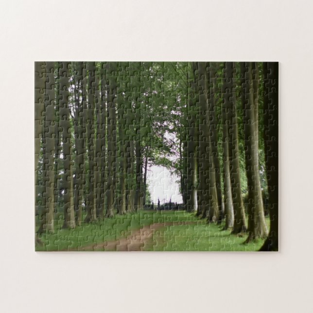 Puzzle Paisaje de Cotswolds Forest Lush Green Trees UK (Horizontal)