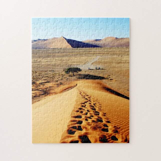 Puzzle Paisaje de dunas de arena de Namibia Sossusvlei (Vertical)