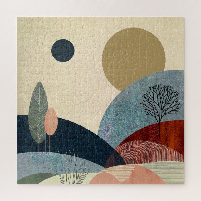 Puzzle Paisaje de Fantasy Hills (Vertical)