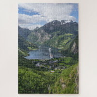 Paisaje de Fjord Noruega