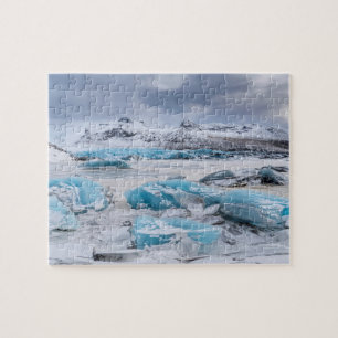Puzzle Paisaje de hielo glaciar, Islandia