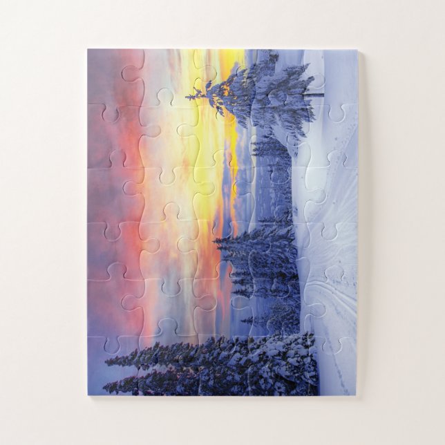 Puzzle Paisaje de invierno (Vertical)