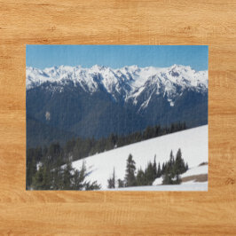 Puzzle Paisaje de invierno del Parque Nacional Olímpico