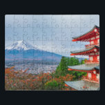 Puzzle Paisaje de Japón en la Pagoda del Monte Fuji Chure<br><div class="desc">Este magnífico rompecabezas de rompecabezas con temas de viajes presenta la Pagoda Chureito frente al Monte Fuji en Japón #japan #mountfuji #mtfuji #volcano #pagoda #japanese #chureitopagoda #paisaje rural #invierno #nieve #viaje #aventura #jigsaw #puzzle #jigsawpuji #gifts #fun #medias</div>