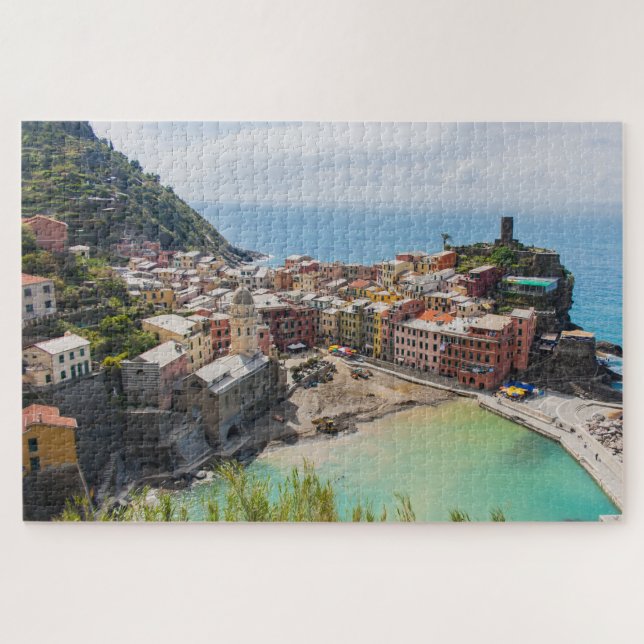 Puzzle Paisaje de la ciudad italiana de Vernazza Cinque T (Horizontal)
