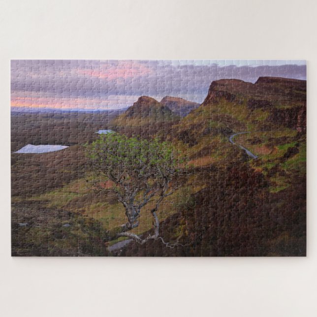 Puzzle Paisaje de la salida del sol de Quiraing en Skye (Horizontal)