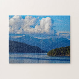 Puzzle Paisaje de las montañas del Océano Alaska Foto