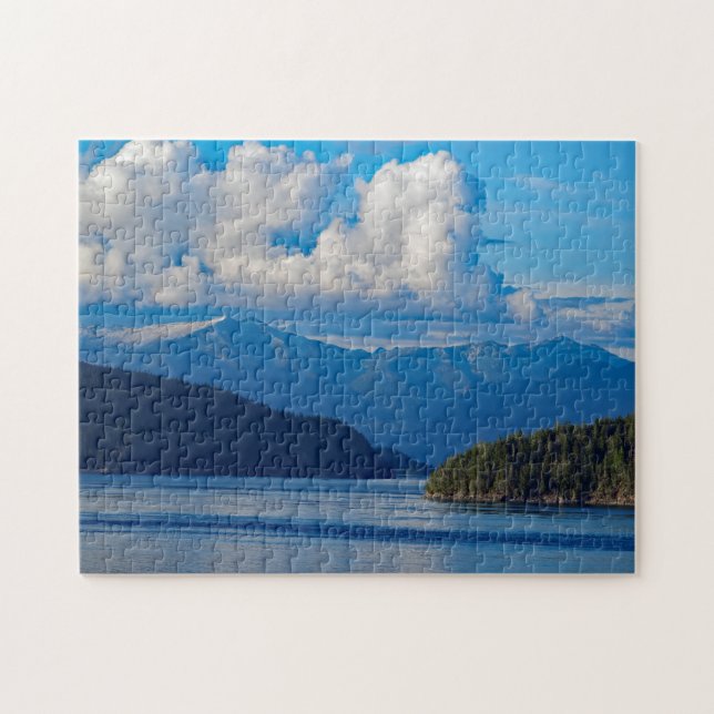 Puzzle Paisaje de las montañas del Océano Alaska Foto (Horizontal)
