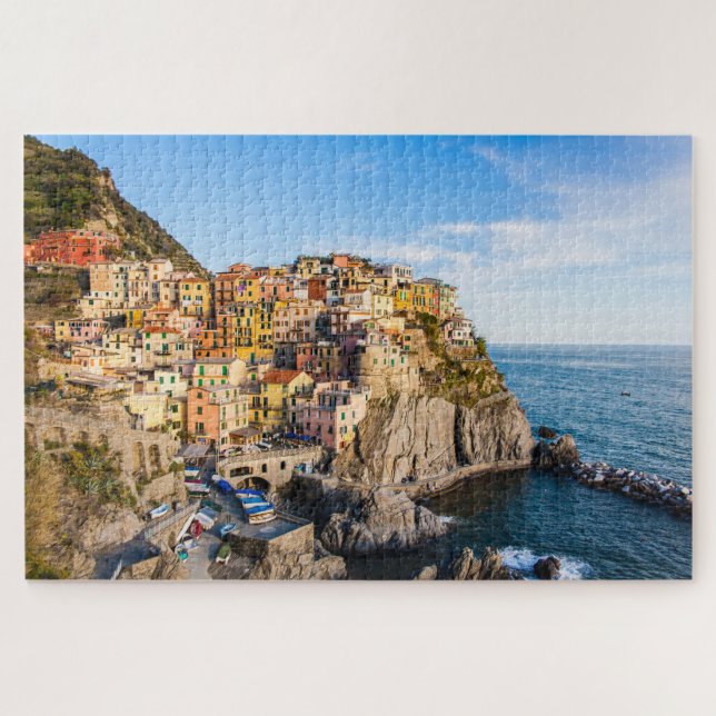 Puzzle Paisaje de Manarola, Cinque Terre, Italia (Horizontal)