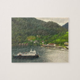 Puzzle Paisaje de Noruega