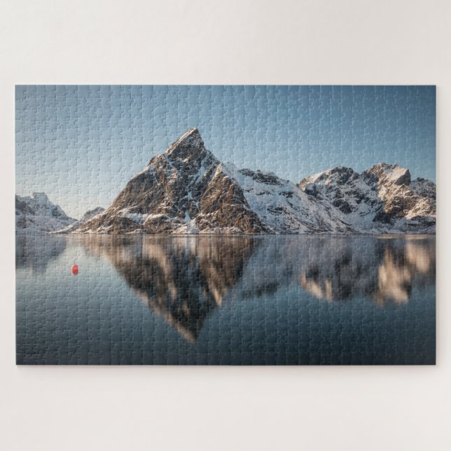 Puzzle Paisaje de Noruega Lofoten (Horizontal)