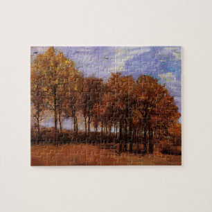 Puzzle Paisaje de otoño por Vincent van Gogh