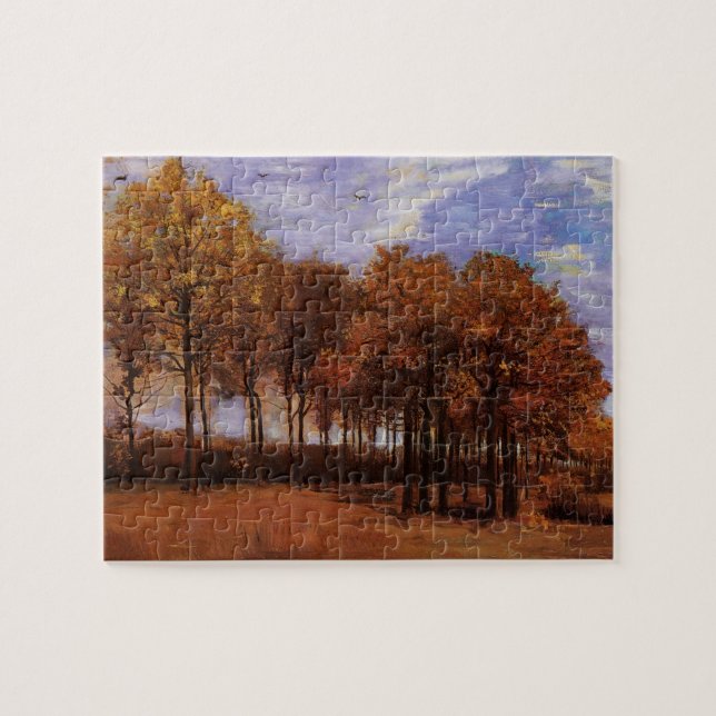 Puzzle Paisaje de otoño por Vincent van Gogh (Horizontal)