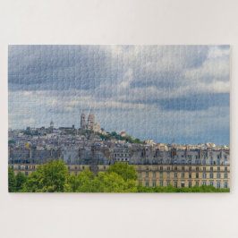 Puzzle Paisaje de París con Sacre Coeur, Francia