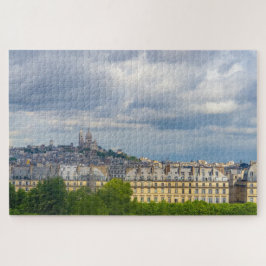 Puzzle Paisaje de París con Sacre Coeur, Francia