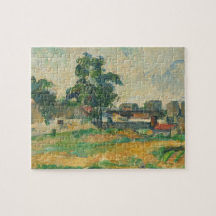 Puzzle Paisaje de Paul Cezanne el cerca de París, C.