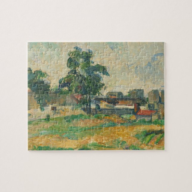 Puzzle Paisaje de Paul Cezanne el | cerca de París, C. (Horizontal)