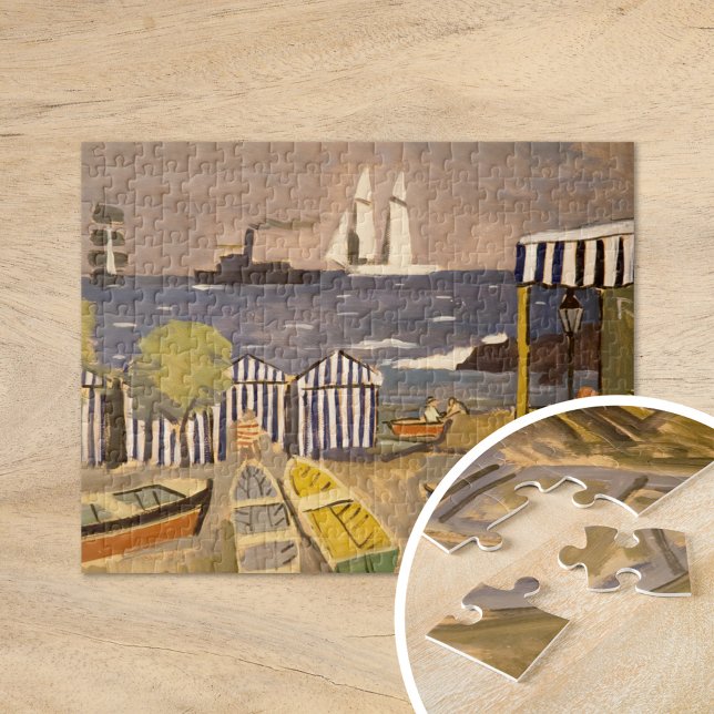 Puzzle Paisaje de Playa | Joaquín Torres-García (Subido por el creador)