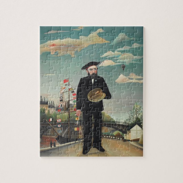 Puzzle Paisaje De Retrato Mío 1890, Henri Rousseau (Vertical)